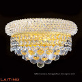 Gold finish wall lamp luxury k9 crystal wall lamps lighting 32422